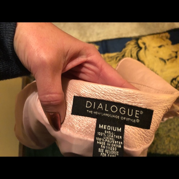 Pink pearl Real Leather blazer! See new photos - Picture 5 of 8